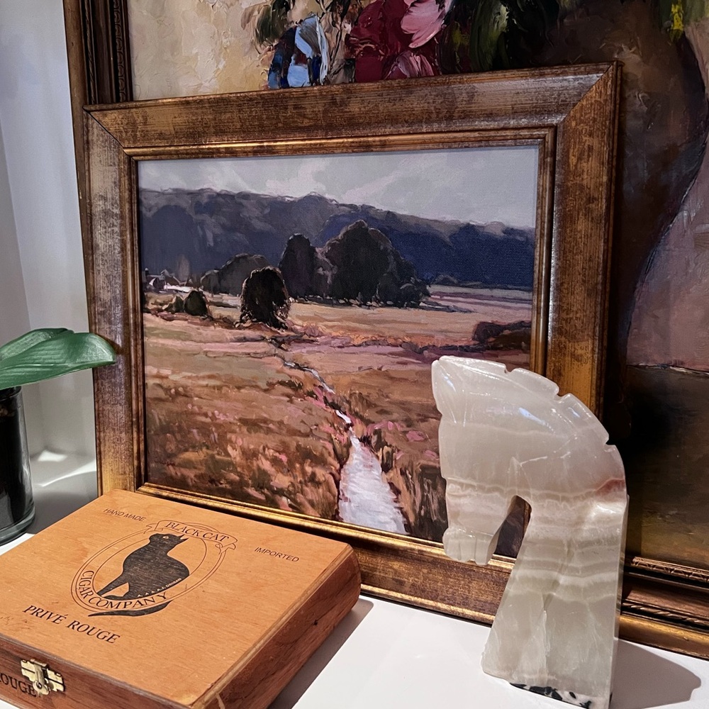1960’s Italian onyx Horse Head Sculpture - Picture 5 of 6
